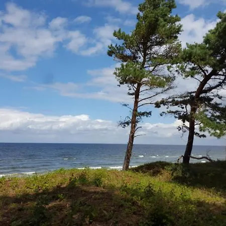 House-1,2km To The Beach; 5 Bedrooms, 3 Bahrooms; Fire Place. Private Sauna! Holiday home