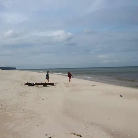 House-1,2km To The Beach; 5 Bedrooms, 3 Bahrooms; Fire Place. Private Sauna!