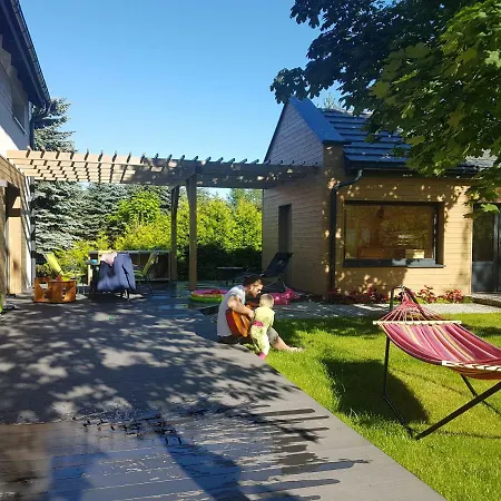 House-1,2km To The Beach; 5 Bedrooms, 3 Bahrooms; Fire Place. Private Sauna! Holiday home *